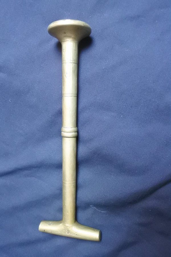 Antique 19th Century Bell Metal Pestle & Mortar – Georgian/Victorian Apothecary - Image 7