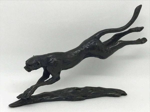 Limited Edition Nelson Forbes Bronze Cheetah Sculpture – 52/250 – Rare Collectible - Image 8