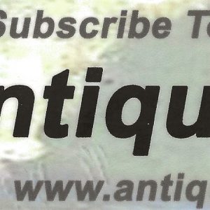 Antiques Arena Car Window Sticker