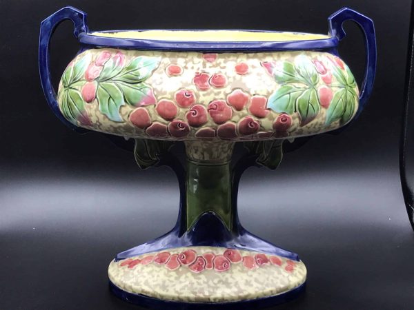 Royal Dux Art Nouveau Vase – Duxer Porzellen Majolica – Circa 1918 - Image 14