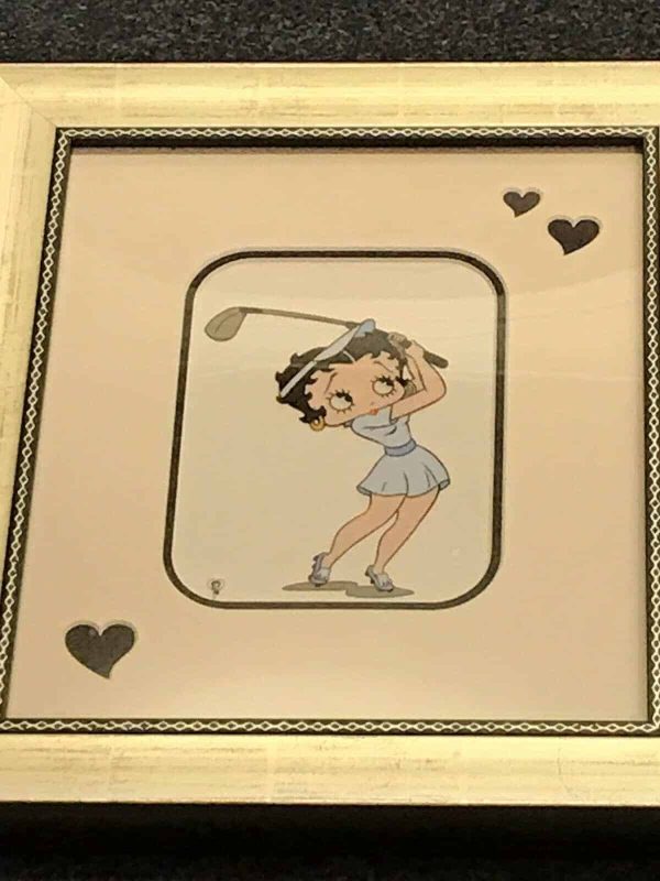 Betty Boop Playing Golf Animation Art – Limited Edition 9500 – Framed 2001 - Image 4