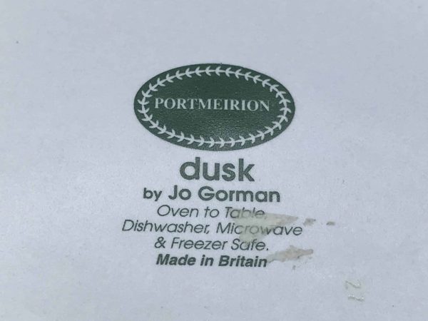 Large Centrepiece bowl Portmeirion Dusk by Jo Gorman - Image 2