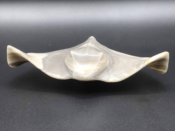 Carved and Polished Agate Model of a Sting Ray / Fish - Image 8