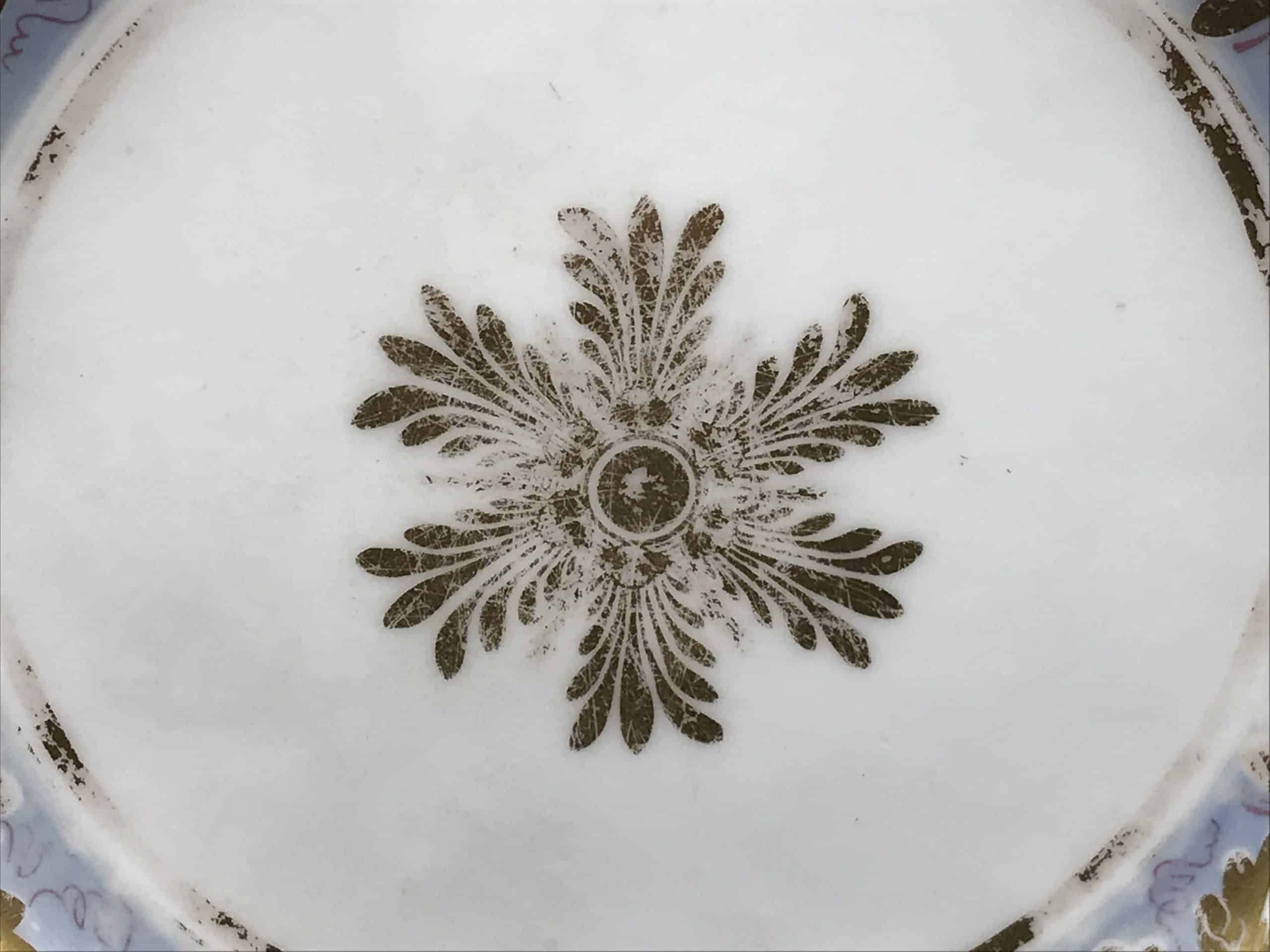 Very Rare Early 19th Century Welsh Porcelain Plate – Hand-Painted Nantgarw China Works (c.1815–1820) (2) - Image 3