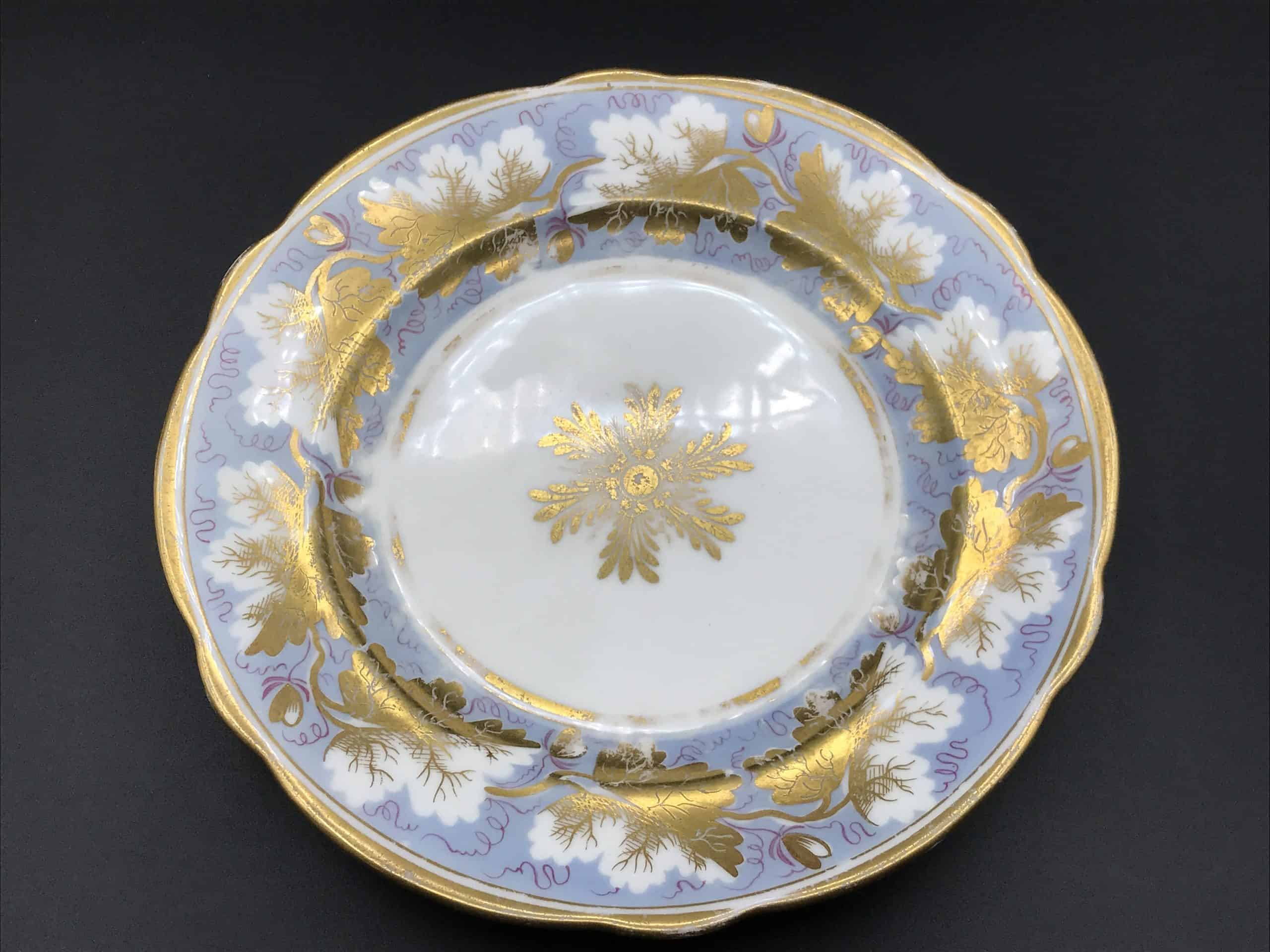 Very Rare Early 19th Century Welsh Porcelain Plate – Hand-Painted Nantgarw China Works (c.1815–1820) (2) - Image 6