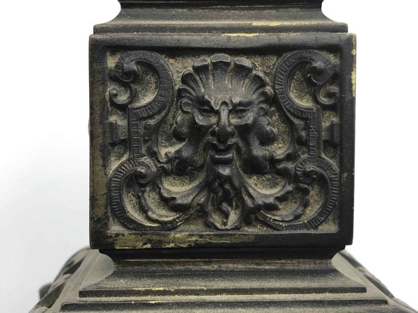 Pair of 19th Century Antique Bronze Candelabra – Ornate Gothic Revival Candlesticks - Image 4