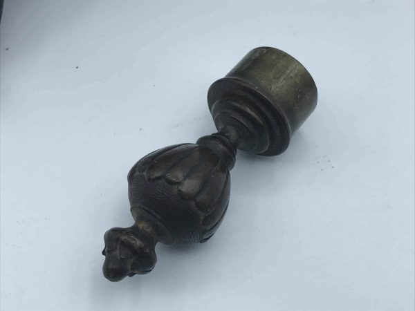 Pair of 19th Century Antique Bronze Candelabra – Ornate Gothic Revival Candlesticks - Image 9