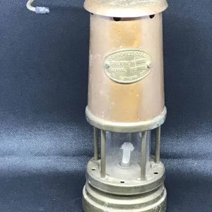 Welsh Copper and Brass Miners Lamp Ferndale Coal Mining Co