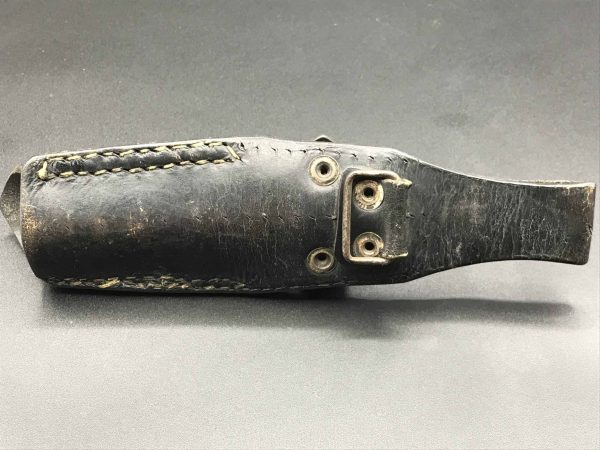 WWII Military Police MP Leather Truncheon & Holder – Authentic 1940s Night Stick - Image 5