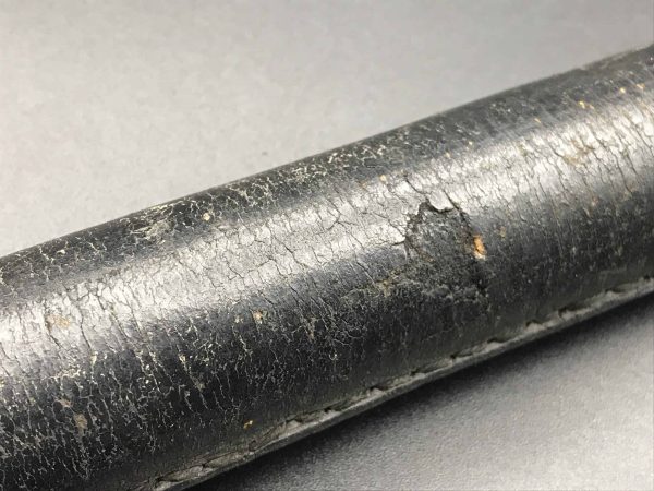 WWII Military Police MP Leather Truncheon & Holder – Authentic 1940s Night Stick - Image 7