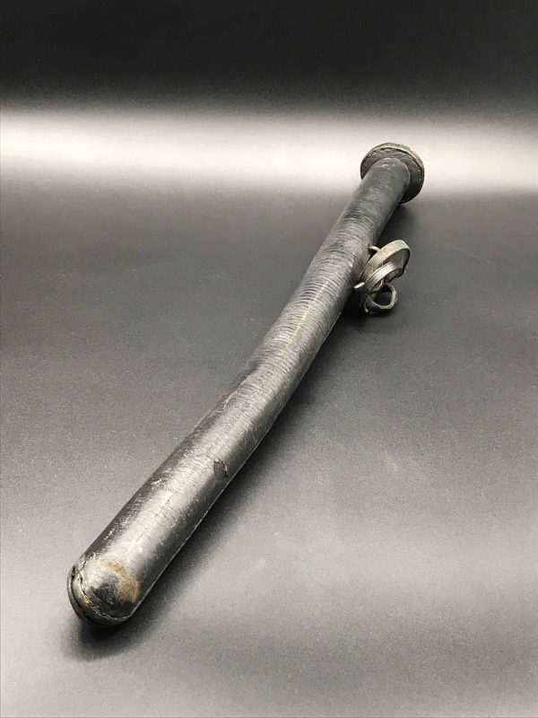WWII Military Police MP Leather Truncheon & Holder – Authentic 1940s Night Stick - Image 9