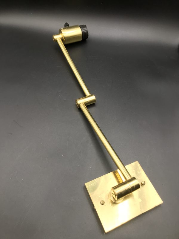 Pair of Brass Hansons of New York Swivel Wall Lights – Mid-Century Modern - Image 2