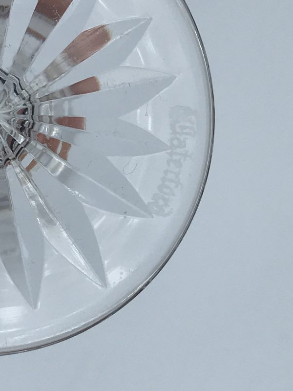 Set of 5 Waterford Crystal Sherry Glasses – Clare Cut Pattern – Ireland - Image 2