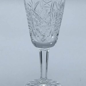 Set of 5 Waterford Crystal Sherry Glasses – Clare Cut Pattern – Ireland