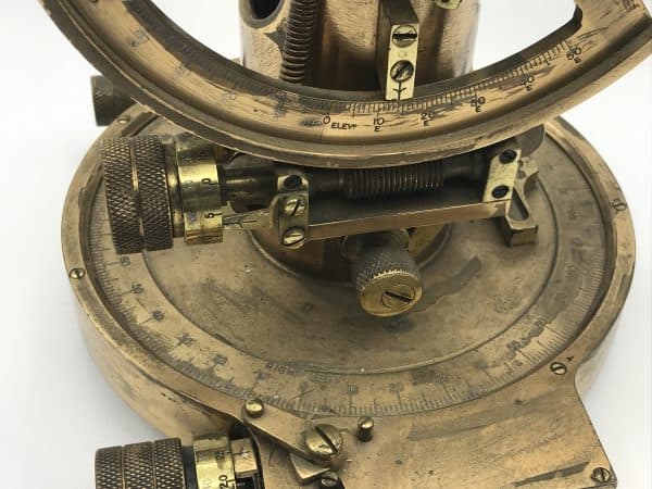 WWI British Military Brass Theodolite – E.R. Watts & Son No. 503 (No.5 MK1) - Image 16