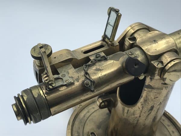 WWI British Military Brass Theodolite – E.R. Watts & Son No. 503 (No.5 MK1) - Image 5
