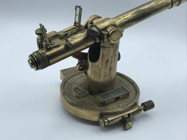 WWI British Military Brass Theodolite – E.R. Watts & Son No. 503 (No.5 MK1) - Image 7