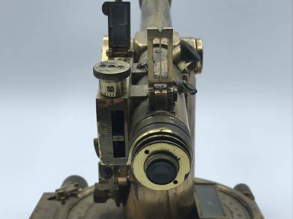 WWI British Military Brass Theodolite – E.R. Watts & Son No. 503 (No.5 MK1) - Image 10