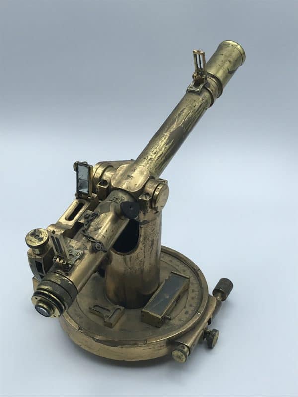 WWI British Military Brass Theodolite – E.R. Watts & Son No. 503 (No.5 MK1) - Image 11