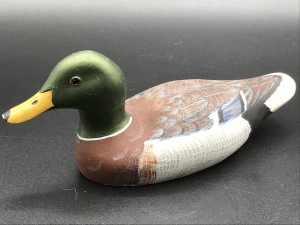 Hand-Carved Mallard Decoy – Peter Hutch, USA 1989 Signed