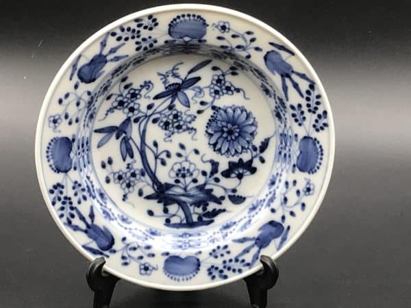 19th Century KPM Berlin Onion Pattern Plate – Hand Painted Porcelain