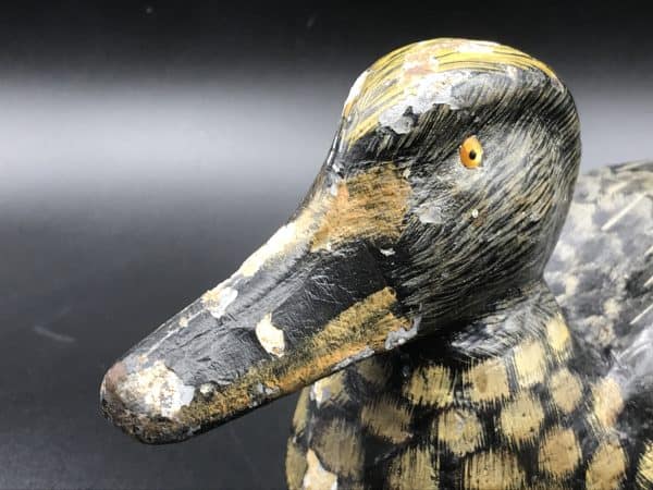 Antique Cast Iron & Enamel Decoy Duck Sink Box – Hand-Painted & Highly Detailed - Image 4