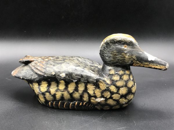 Antique Cast Iron & Enamel Decoy Duck Sink Box – Hand-Painted & Highly Detailed - Image 7