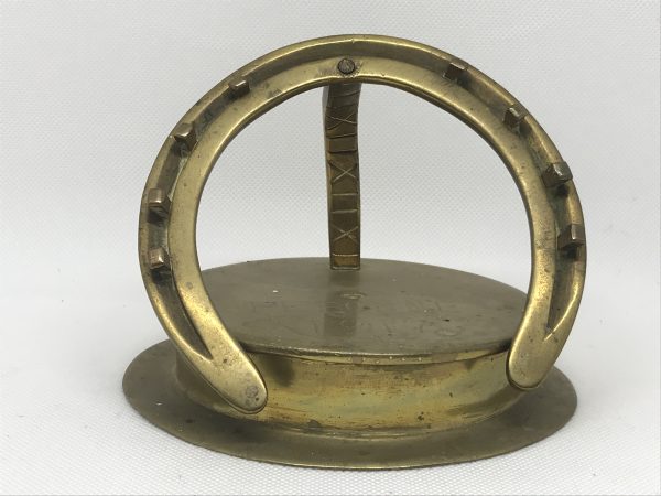 WWI Trench Art Horseshoe – 1917 Péronne Battle of the Somme - Image 2