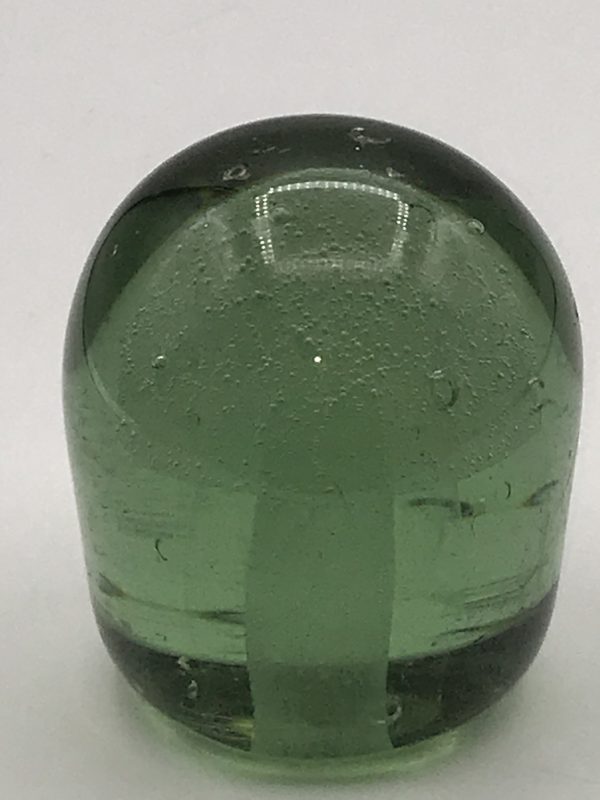 Antique Victorian Glass Dump Paperweight – Cased Mushroom – Rare 19th Century Hand-Blown Glass - Image 3