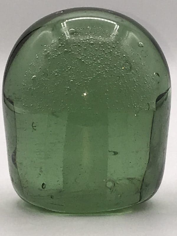 Antique Victorian Glass Dump Paperweight – Cased Mushroom – Rare 19th Century Hand-Blown Glass - Image 4