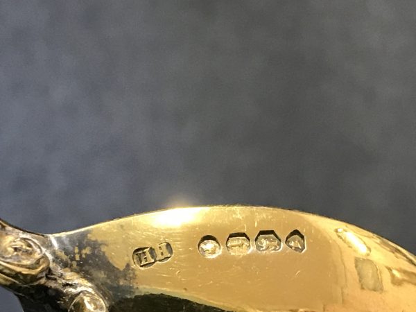 🥄 Gold on Sterling Silver Spoon (London 1864) – Henry Holland - Image 11