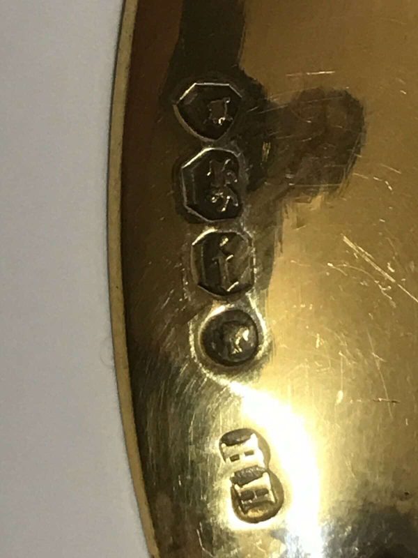 🥄 Gold on Sterling Silver Spoon (London 1864) – Henry Holland - Image 5