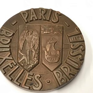 1963 Paris–Brussels Bronze Medal – SNCF Railway Electrification