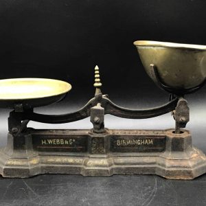 Antique Cast Iron Shop Weighing Scales H Webb & Co Birmingham