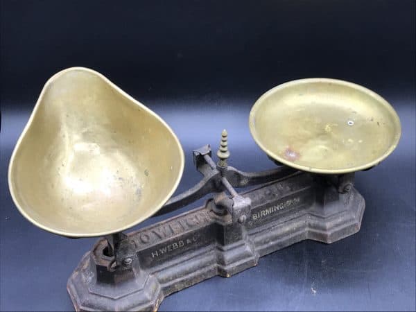 Antique Cast Iron Shop Weighing Scales H Webb & Co Birmingham - Image 8