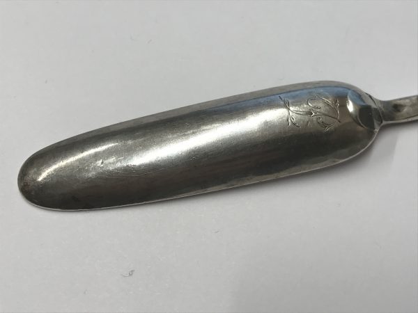 Antique Sterling Silver Bone Marrow Scoop – Hallmarked – 42g - Image 6