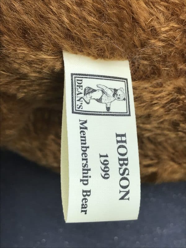 Dean’s Rag Book Co. Hobson Bear – 1999 Collector’s Club Exclusive - Image 4