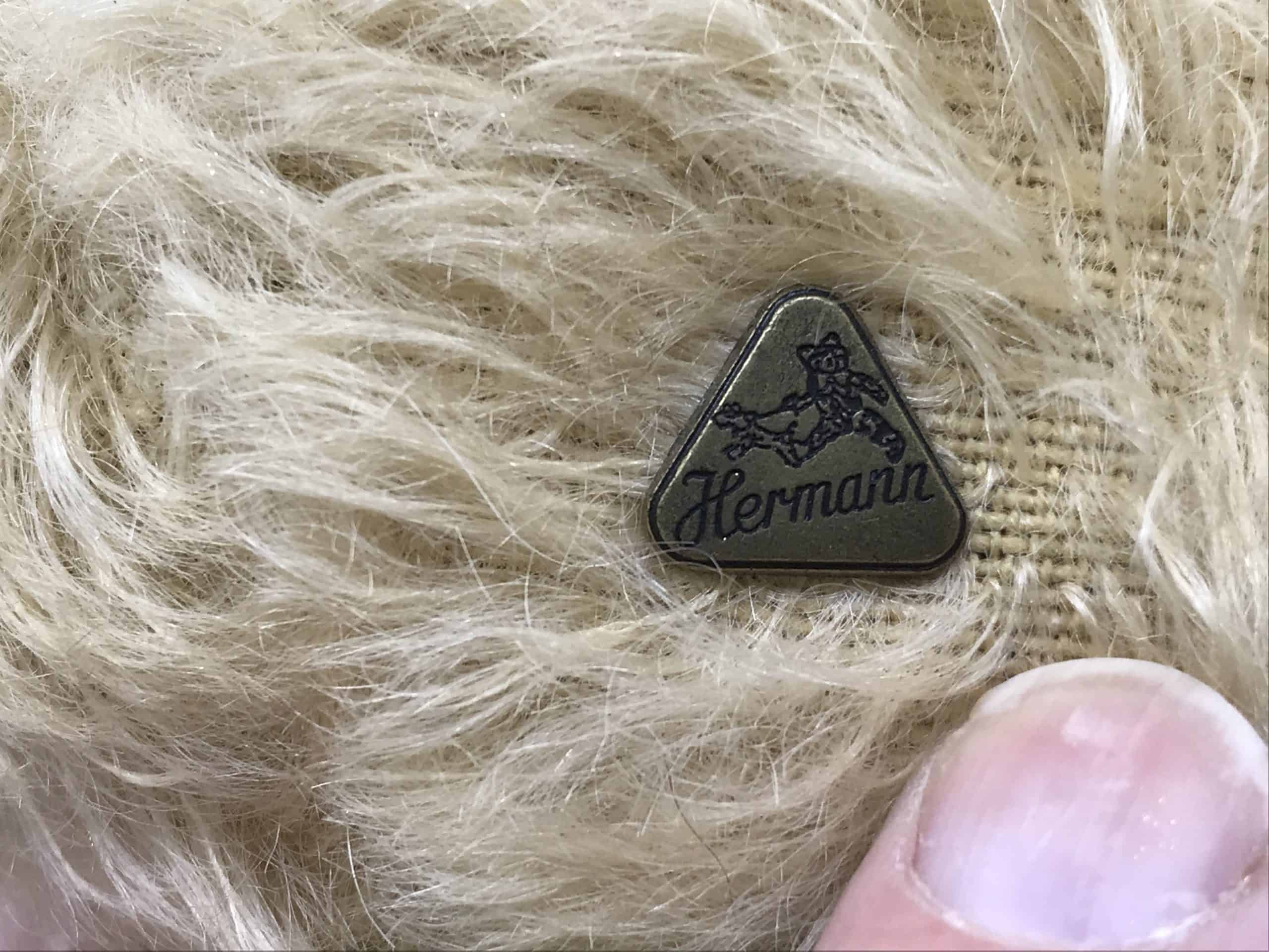 Hermann Green Leaves Mohair Teddy Bear 2000 Annual Edition 14.5in 159504 - Image 6