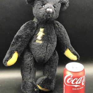 Rare Dean’s Rag Book Co. Millennium Bear – 2000 Edition – Black Plush