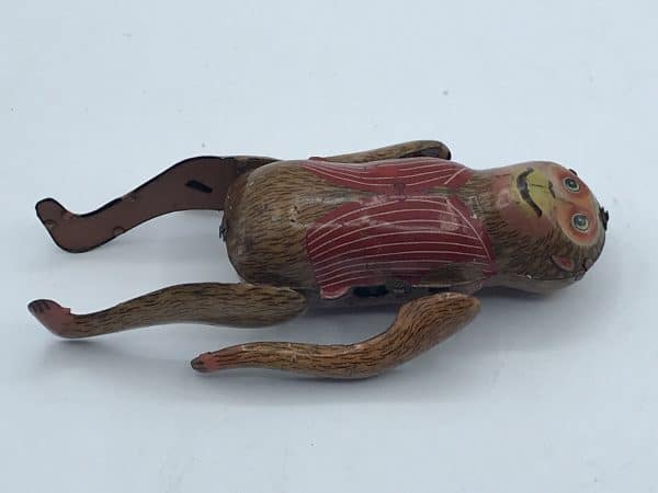 1960s Tin plate Clockwork Monkey - Image 6