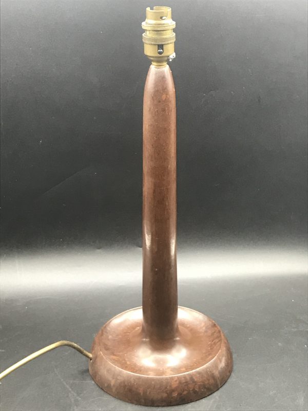 English Bakelite Tall Stem Table Candlestick Lamp Art Deco - Image 4