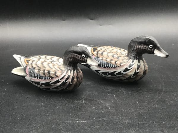 Group of Three Hand Carved and Hand Painted Wood Ducks - Image 9