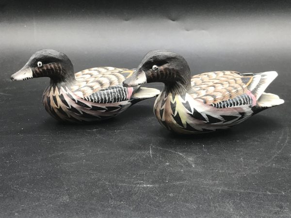 Group of Three Hand Carved and Hand Painted Wood Ducks - Image 10