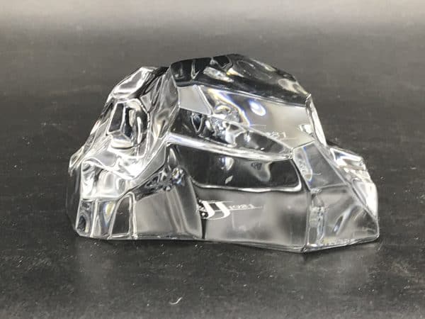 Val St Lambert Glass Crystal Paperweight Iceberg 1980s - Image 3