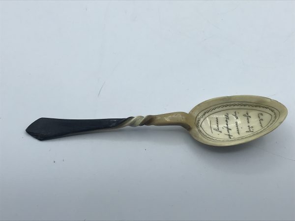 Rare 18th Century German Travelling Cutlery Set Horn Steel and Antler - Image 10
