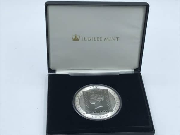 Rare Sterling Silver Proof Five Crown Isle Of Man Penny Black 2015 - Image 6