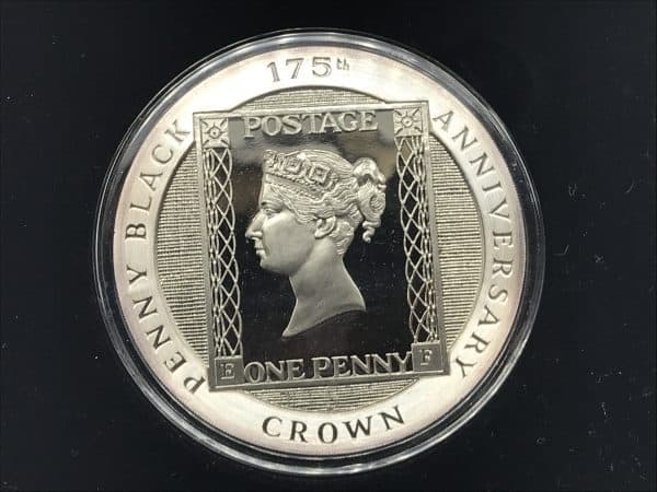 Rare Sterling Silver Proof Five Crown Isle Of Man Penny Black 2015 - Image 7
