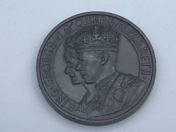 1937 King George VI & Queen Elizabeth Bronze Coronation Medal