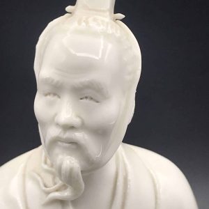 Chinese Blanc de Chine Porcelain Figure of an Elder 20th Century