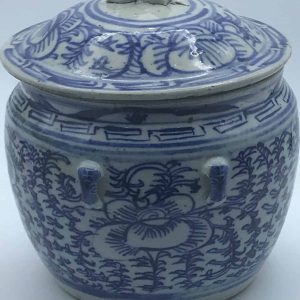 Straits Chinese Blue and White Porcelain Kamcheng 19th Century